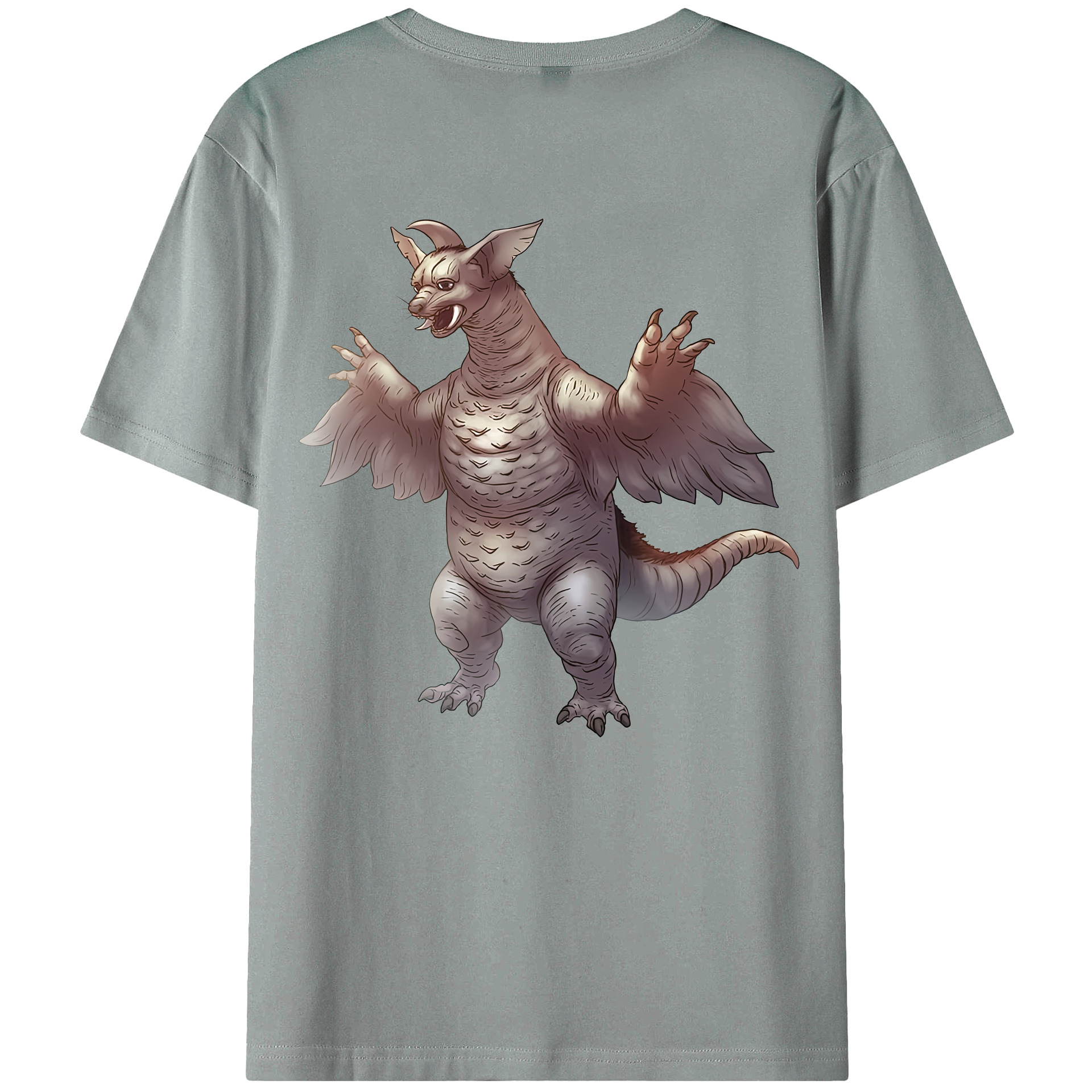 （画像用） ウルトラマン Ultraman 綿100％ メンズ半袖Tシャツ（バックプリント） 通気性
